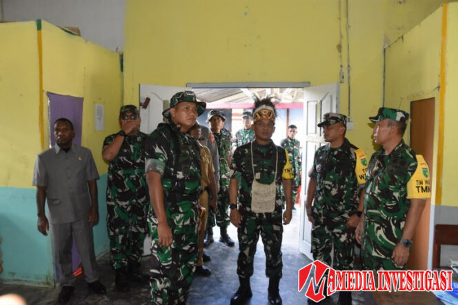 
					Satgas TMMD Ke-124 Kodim 1710/Mimika Terima Kunjungan Tim Wasev