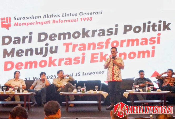 
					Bupati Tapteng Hadiri Sarasehan Aktivis ’98, Bertajuk Dari Demokrasi Politik Menuju Transformasi Demokrasi Ekonomi