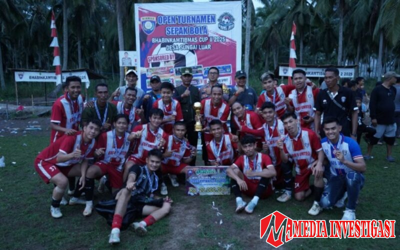 Turnamen Bhabinkamtibmas Cup II Resmi Ditutup, Rafa FC Raih Gelar Juara