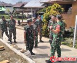 Dansatgas TMMD Kodim 1501/Ternate Tinjau Lokasi dan Progres Pengerjaan TMMD