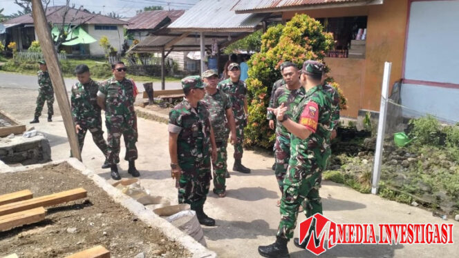
					Dansatgas TMMD Kodim 1501/Ternate Tinjau Lokasi dan Progres Pengerjaan TMMD