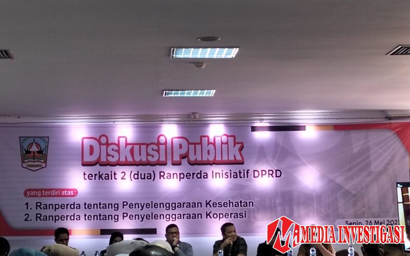 DPRD Dharmasraya Gelar Diskusi Publik Bahas Dua Ranperda Strategis: Kesehatan dan Koperasi untuk Kesejahteraan Masyarakat