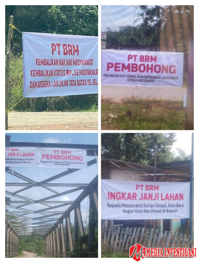 
					Amarah Meledak! Warga Durian Simpai Kepung Nagari dengan Baliho Protes, Bupati Janji Bertindak di Depan Paripurna Tak Kunjung di Tepati