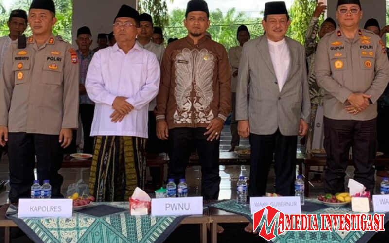 Wakapolda Sumbar Kunjungi Dharmasraya, Hadiri Harlah NU ke-79 di Ponpes Al-Baraqah