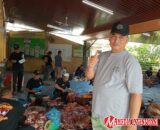 Panitia Kurban Mesjid Al Muhajirin Kelurahan Pekan Arba Tembilahan potong 11 Ekor Sapi