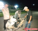 Antisipasi Premanisme Polsek Keritang dilaksanakan giat patroli malam hari