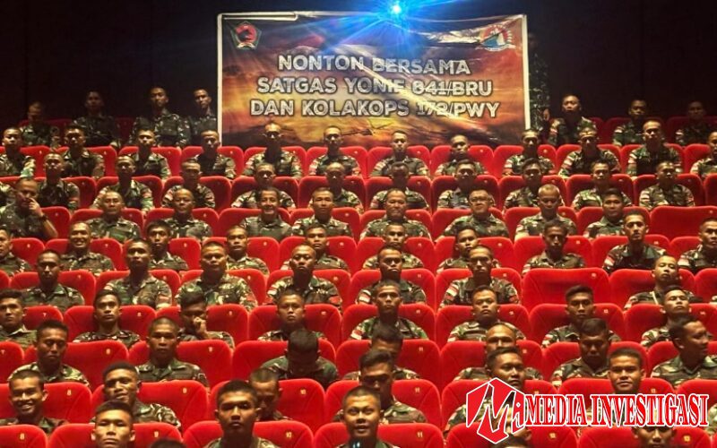 Satgas Yonif 641/Beruang Menyerbu Mall Jayapura