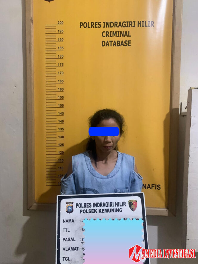 
					Polsek Kemuning Amankan Seorang Wanita Pengedar Sabu