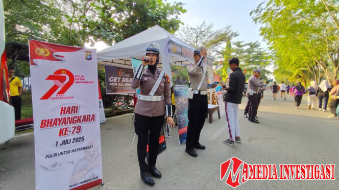 
					Tiga Pekan Lagi, Polres Inhil Giat Sosialisasi Riau Bhayangkara Run 2025