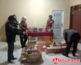 Polsek Tajurhalang Gelar Operasi Miras, Amankan Sekitar 210 Botol Minuman Keras Berbagai Merek