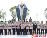 Polres Indragiri Hilir Gelar Ziarah ke TMP Yudha Bhakti Tembilahan Sambut Hari Bhayangkara ke-79