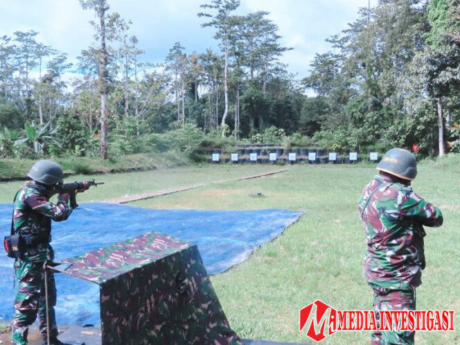 
					Kodim 1710/Mimika Gelar Latihan Menembak, Tingkatkan Kemampuan Prajurit