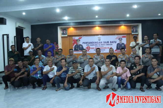 
					*Kapolres Sibolga Buka Lomba Dam Batu Antar Pos Satkamling, Dalam Rangka Hari Bhayangkara Ke-79*