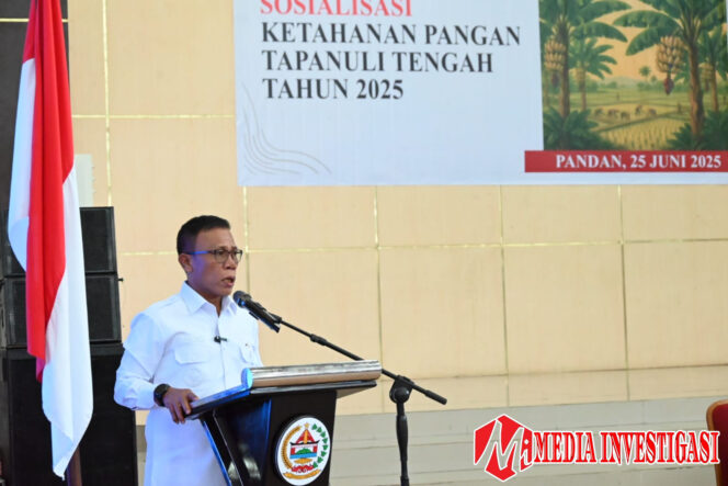 
					Buka Sosialisasi Ketahanan Pangan Tahun 2025, Bupati Tapteng : Dana Ketahanan Pangan Dapat Mempergunakan Dana Desa