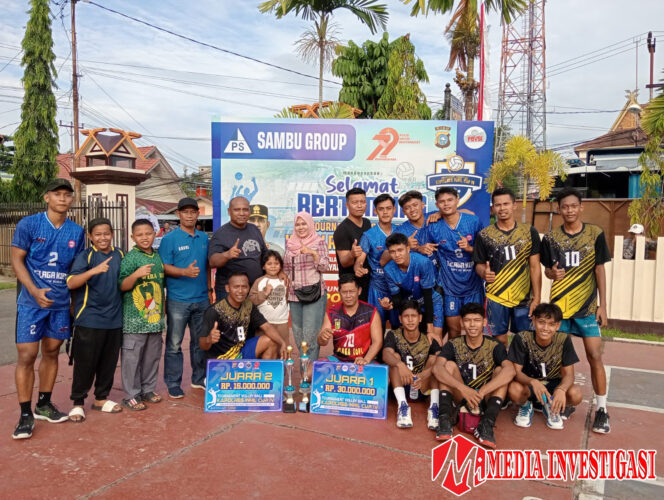 
					CV BRR Juarai Turnamen Voli Kapolres Inhil Cup IV 2025