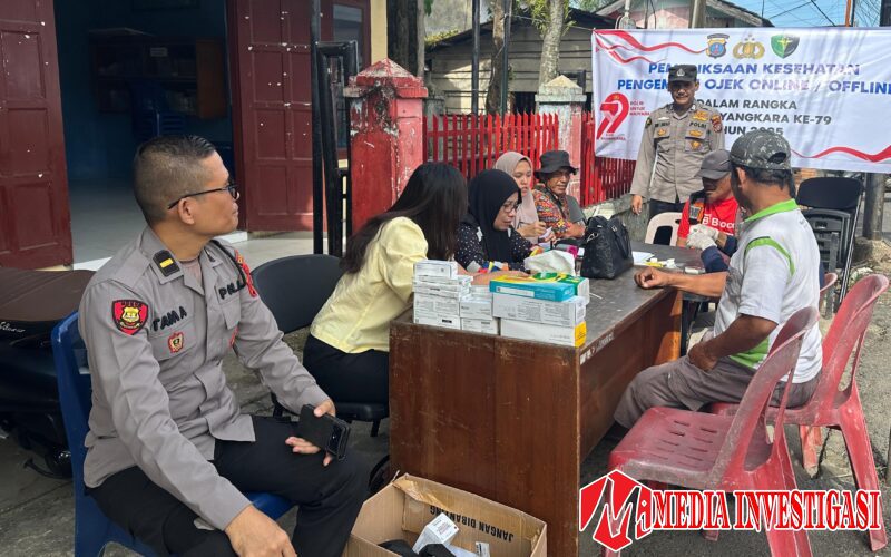 *Peduli Dengan Warganya, Polres Sibolga Laksanakan Pemeriksaan Kesehatan Gratis*