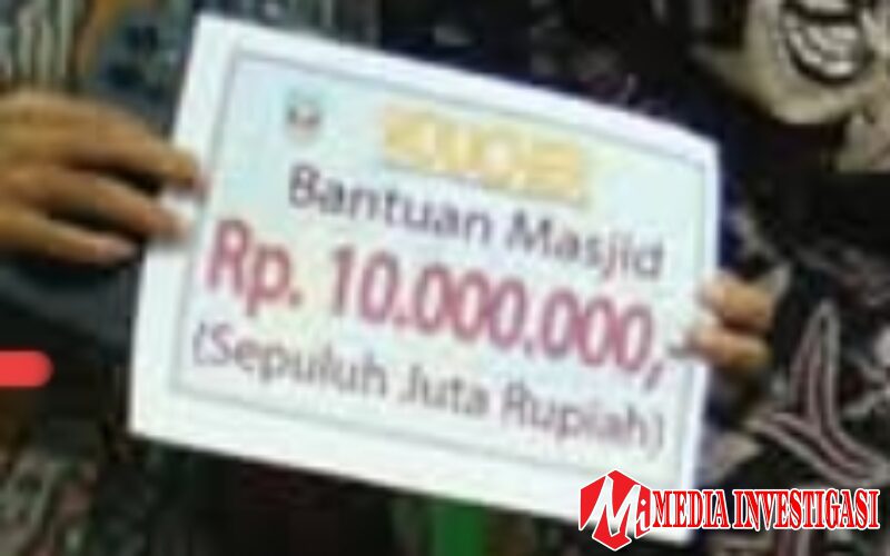 Sumbangan Rp10 Juta Safari Ramadhan 1446 H dari Pemkab Dharmasraya ke Masjid Jamaahturrahmah Gunung Medan Hanya Simbolis, Uangnya Belum Diterima