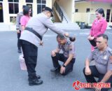*PJU Polres Sibolga Mengikuti Upacara Laporan Kenaikan Pangkat, Dipimpin Kapolres Sibolga*