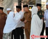 Wakil Bupati Tapanuli Tengah Sambut Kepulangan 107 Jamaah Haji Tapanuli Tengah