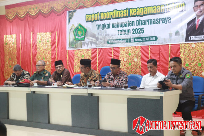 
					Kemenag Dharmasraya Gelar Rakor Keagamaan Islam: Perkuat Sinergi” Bangkit Bersama Menuju Syi’ar”