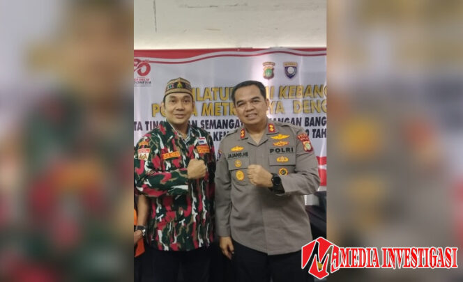 
					Ketua harian LMP DKI bersama Kasubditbinpolmas Ditbinmas Polda Metro Jaya, AKBP H. Jajang Hasan Basri