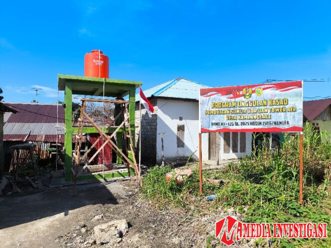 
					Sumur Bor dan Tower Air Sudah 90% ! Satgas TMMD 125 Kodim 1506/Namlea Kebut Penyelesaian