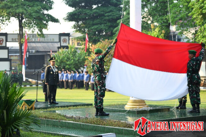 
					Upacara HUT RI yang diadakan Pusterad. (Dok. Istimewa)