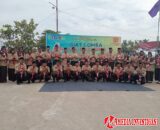Bupati Inhil H. Herman Selaku Kamabicab Inhil Buka Kegiatan Perkemahan Hari Pramuka ke 64 2025 di Tembilahan
