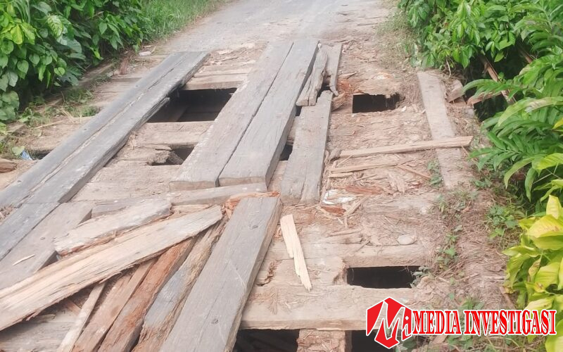 Jembatan Maut Dibiarkan, Pemkab Dharmasraya Abaikan Rakyat Sembilan Koto
