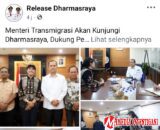 Dharmasraya Didorong Anisa Jadi Kawasan Transmigrasi Lagi, Lalu Dimana Tempat Masyarakat Asli Bertahan Hidup?