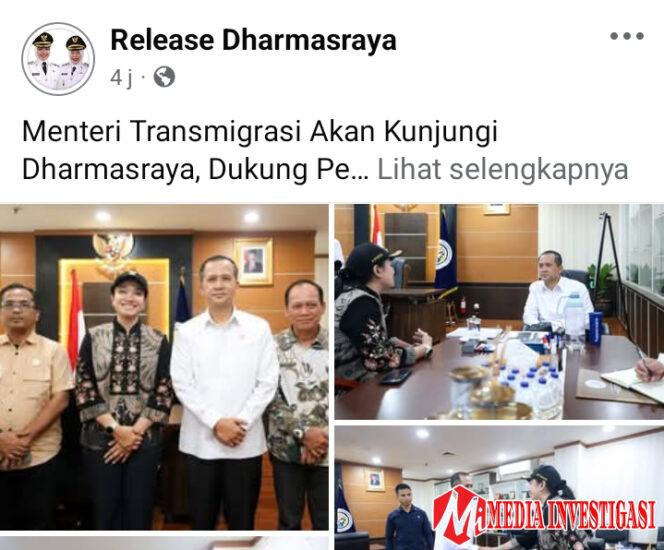 
					Dharmasraya Didorong Anisa Jadi Kawasan Transmigrasi Lagi, Lalu Dimana Tempat Masyarakat Asli Bertahan Hidup?