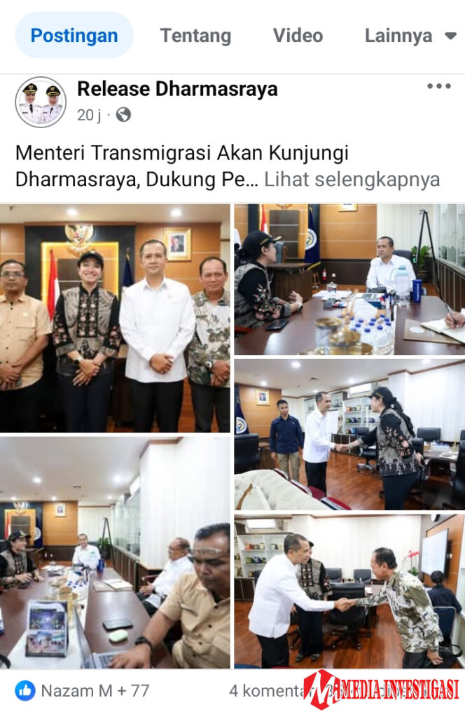 
					Bupati Anisa Hidupkan Lagi Ambisi Marlon: Transmigrasi Padang Hilalang Jadi Luka Lama Dharmasraya