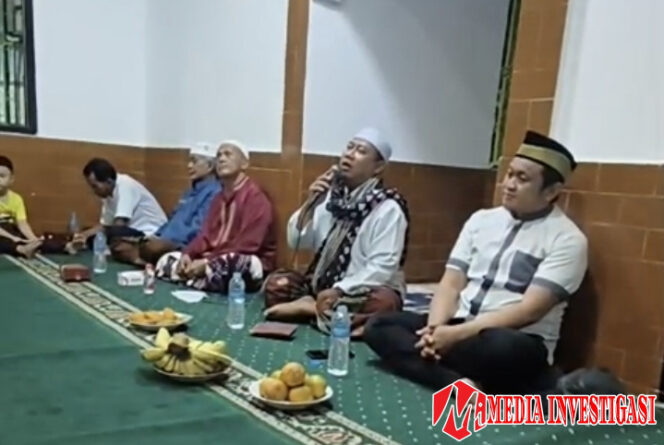
					Ustad Chairul Fahmi ketika mengisi ceramah dalam rangka tasyakuran HUT RI ke 80. (Dok. istimewa)