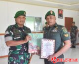 Dandim 1710/Mimika Pimpin Acara Tradisi Korps Pindah Satuan dan Purna Tugas