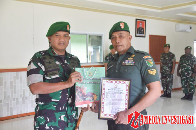 
					Dandim 1710/Mimika Pimpin Acara Tradisi Korps Pindah Satuan dan Purna Tugas