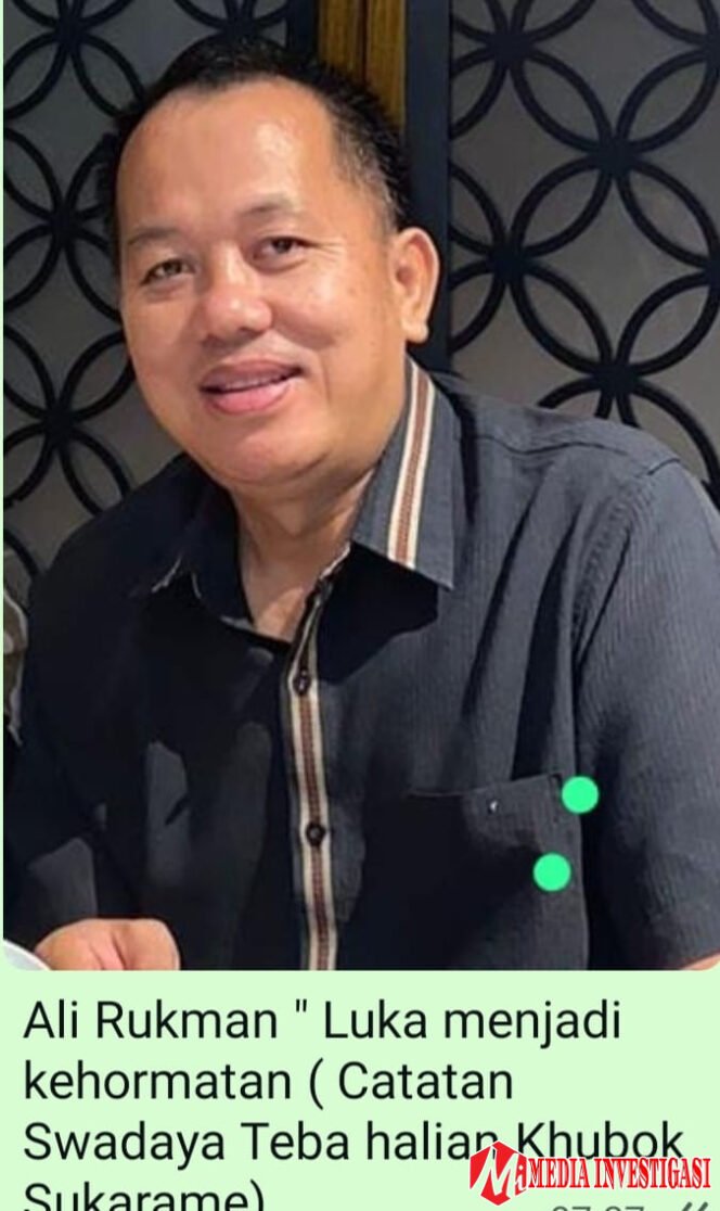 
					Tanjakan Teba Halian Khubok Sukarame terabaikan, membangun bara semangat swadaya bergerak membangun.