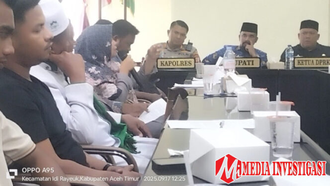 
					Audiensi tentang permasalahan lingkungan yang dihadapi masyarakat. (Dok. Razali Maop/ Media Investigasi)