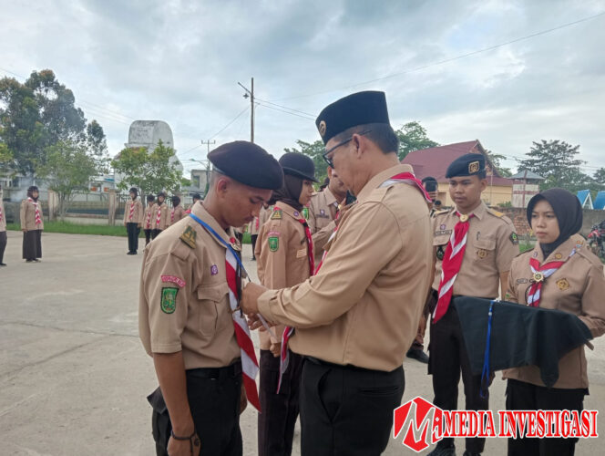 
					Ketua Harian Gerakan Pramuka Inhil, Ahmad Junaidi Buka DIKLAT Pramuka Peduli ke VI Tahun 2025.