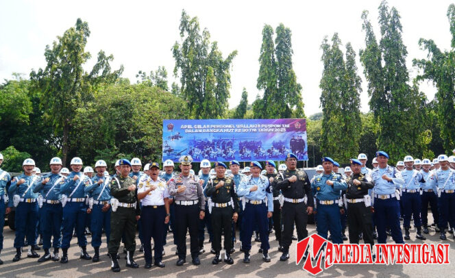 
					Apel Personel Wallakir jelang HUT Ke-80 TNI. (Puspen TNI)