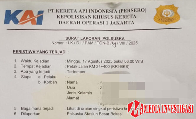 
					Surat laporan. (Dok. Istimewa)