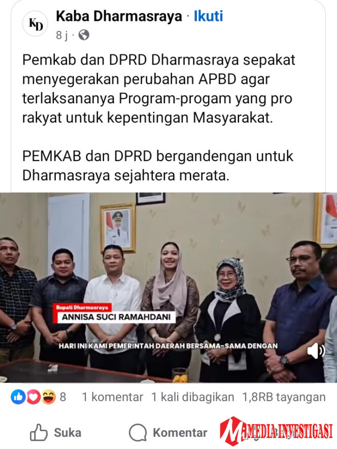 
					Setelah DPRD Dihantam Buzzer, Bupati Anisa Justru Minta Perubahan APBD Disegerakan