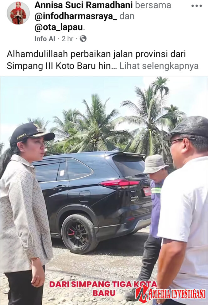 
					Truk Overload Sawit Dari Tanjung Hancurkan Jalan, Perbaikan Jalan Provinsi di Dharmasraya Terancam Sia-Sia