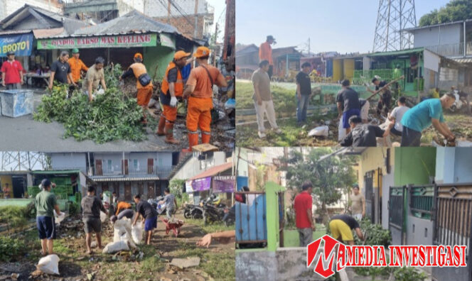 
					Kerja Bakti di wilayah. (Dok. Media Investigasi)