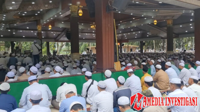 
					Maulid Nabi Muhammad SAW di Majelis Ta’lim Zaadul Muslim Al Busyro. (Dok. Media Investigasi/ Shendy Marwan)