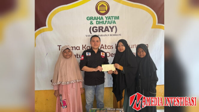 
					Nanda Almer Ronny Putra Berikan Santunan di Salah Satu Rumah Graha Yatim dan Dhuafa