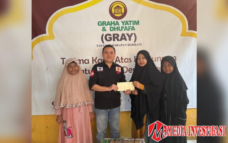 Nanda Almer Ronny Putra Berikan Santunan di Salah Satu Rumah Graha Yatim dan Dhuafa