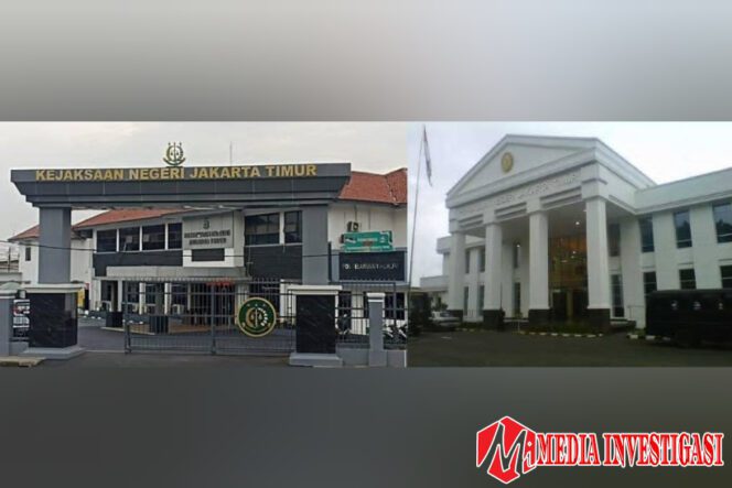 Foto Kolase Kejaksaan dan Pengadilan Negeri Jakarta Timur. (Dok. Pokja PWI Kejaksaan dan Pengadilan/ Shendy Marwan)