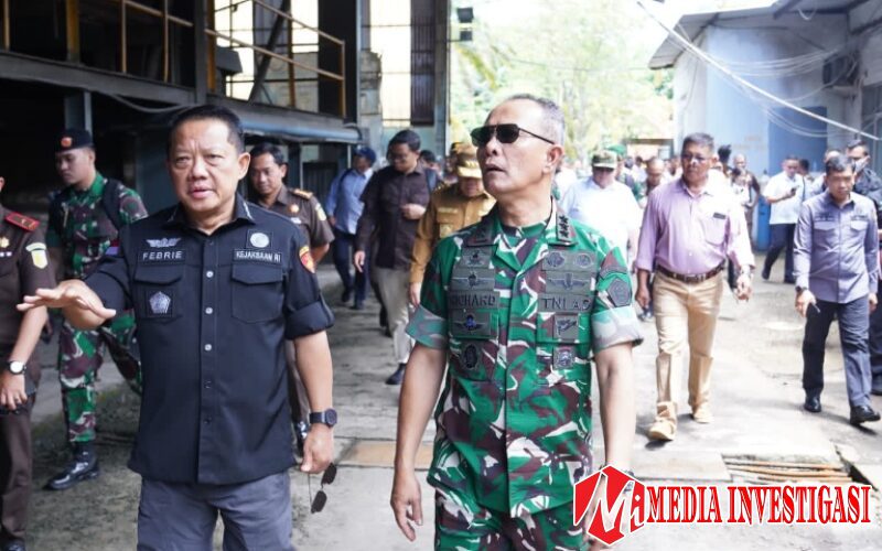 Kasum TNI Tinjau Penertiban Tambang Ilegal di Bangka Belitung
