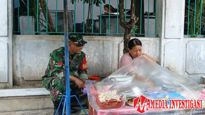 
					Babinsa Kratonan Himbau Kebersihan Makanan dan Lingkungan UMKM