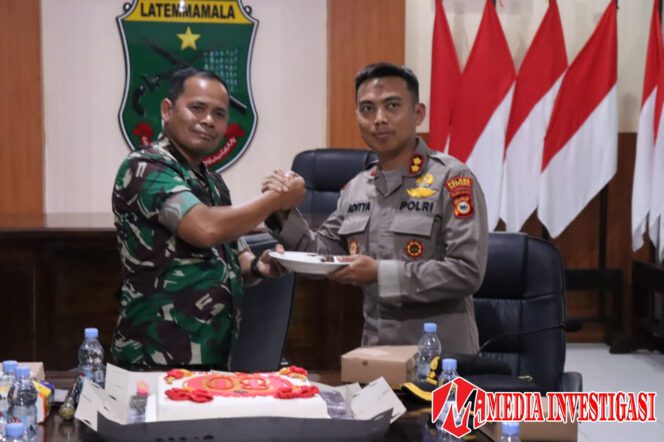 Momentum HUT ke-80 TNI, Kapolres Soppeng Perkuat Soliditas TNI–Polri. (Dok. Istimewa)
